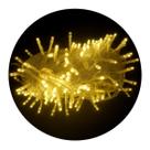 Kit 5 Cordões 50 Leds Warm 8 Funções Fio Transparente 5m LED Kit 5 Cordões 50 Leds Warm 8 Funções Fio Transparente 5m LED