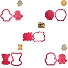Kit 5 Cortadores Natal Guirlanda Noel Gingerbread Alce