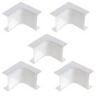 Kit 5 Cotovelo Interno 50x20 Mata junta Branco Pial 29903X Kit 5 Cotovelo Interno 50x20 Mata junta Branco Pial 29903X