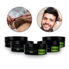 Kit 5 Creme Modelador Teia Cabelo Concentrado 100g Yelsew Hair Masculino Barbearia Cabeleireiro Modelagem