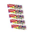 Kit 5 Cremes Dentais Kids Colgate Teen Titans Go 60g