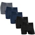Kit 5 Cueca Boxer Box Basic Microfibra Sem Costura Elastano Kit 5 Cueca Boxer Box Basic Microfibra Sem Costura Elastano
