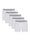 Kit/5 Cueca Boxer Hering 77QU Masculina Algodão T. P/XXG