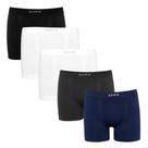 Kit 5 Cueca Boxer Masculina Micromodal Lupo Original