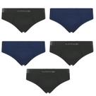Kit 5 Cueca Selene Masculina Slip Microfibra sem costura