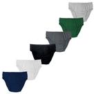 Kit 5 Cuecas Adulto Slip Tradicional 100% Algodão Masculino Cores Variadas