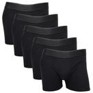 Kit 5 Cuecas Boxer Lisa Confortáveis Algodão