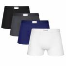 Kit 5 Cuecas Boxer Microfibra Premium Elástico Liso Rouper Tamanho:G