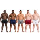 Kit 5 Cuecas Boxer Plus Size Algodão Masculino Extra Grande Baruuc