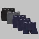 Kit 5 Cuecas Boxer Polo Wear Microfibra Sem Costura Premium Kit 5 Cuecas Boxer Polo Wear Microfibra Sem Costura Premium