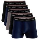 Kit 5 Cuecas Boxer Sandrini Algodão Conforto Masculino Adulto