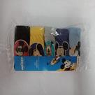 Kit 5 cuecas info disney mickey 02 preto, amarelo, cinza, az escuro, az claro tam p basic +