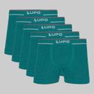 Kit 5 Cuecas Lupo Boxer Fio Texturizado a Ar 00733