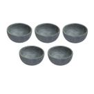 Kit 5 Cumbuca Pedra Sabão Tigela Bowl Para Caldo Sopa 220ml