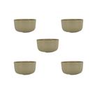 Kit 5 Cumbuca Tigela Bowl Caldo Sobremesa Sopa Sorvete Fibra de Trigo 240 ML