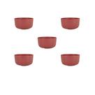 Kit 5 Cumbuca Tigela Bowl Caldo Sobremesa Sopa Sorvete Fibra de Trigo 240 ML Kit 5 Cumbuca Tigela Bowl Caldo Sobremesa Sopa Sorvete Fibra de Trigo 240 ML