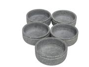 Kit 5 Cumbucas de Pedra Sabão 300ml Mantém o Calor