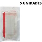 Kit 5 Curativos 8x15 Leukomed Protege Cortes/feridas Hospitalar