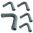 KIT 5 Curva Em Pvc 90 Para Eletroduto 1'' Cinza Condulete