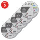 Kit 5 Disco De Corte Fino Inox 7 X 1,6 Esmerilhadeira Norton Kit 5 Disco De Corte Fino Inox 7 X 1,6 Esmerilhadeira Norton