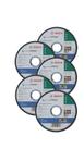 Kit 5 discos de corte metal/inox std 115x1,0mm bosch