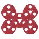 Kit 5 Discos de Lixa AVOS 4.1/2'' 120 Norton F944