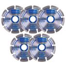 Kit 5 Discos Diamantados Segmentados 110x20mm IW13892 Irwin Unica Kit 5 Discos Diamantados Segmentados 110x20mm IW13892 Irwin Unica