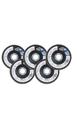 KIT 5 Discos Flap Std for Metal 115mm Grão120 Crv FV