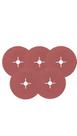 Kit 5 Discos LixaFibra Expert For Metal 180mm gr120 Kit 5 Discos LixaFibra Expert For Metal 180mm gr120