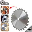 Kit 5 Discos Serra Circular 110mmx20mm 24 Dentes Para Madeira MDF Corte Limpo