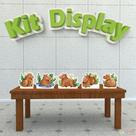 Kit 5 Displays De Mesa Capivara Filó- IMPAKTO VISUAL