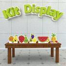 Kit 5 Displays De Mesa Frutas- IMPAKTO VISUAL