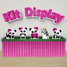 Kit 5 Displays De Mesa Panda Rosa