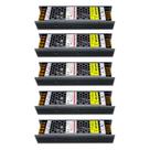 Kit 5 Drivers Dimerizável 3A 12V Até 36W Entrada Bivolt Ip20