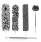 Kit 5 em 1 de microfibra Feather Duster Tiumso com poste de 2,5 m Kit 5 em 1 de microfibra Feather Duster Tiumso com poste de 2,5 m