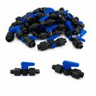 Kit 5 Emenda União com Registro Rosca Mangueira PELBD 16mm