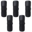 Kit 5 Emendas Plásticas Preta Para Mangueira 2 Polegadas Conexões Londribor Kit 5 Emendas Plásticas Preta Para Mangueira 2 Polegadas Conexões Londribor