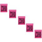 Kit 5 Encordoamento Guitarra 009 Ernie Ball Super Slinky Níquel