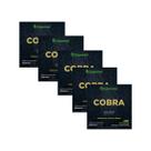 Kit 5 Encordoamento Viola Giannini Cobra GESVL Cobre Prateado Leve