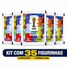 Kit 5 Envelopes de Figurinha da Copa do Mundo 2026 Oficial (35 figurinhas) Panini