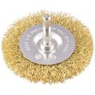 Kit 5 Escovas de Aço Circular Profissional para Furadeira Parafusadeira Jogo Escovas de Limpeza
