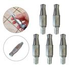 Kit 5 Esguicho Regulável Para Mangueira 1/2 Pol Em Metal Zamak