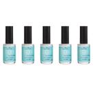 Kit 5 Esmalte Base Fortelece Unha com Calcio Evita Quebrar
