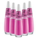Kit 5 Esmaltes Coleção A Cor da Sua Moda Cor Delicado Impala