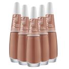 Kit 5 Esmaltes Coleção A Cor da Sua Moda Cor Linho Impala