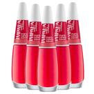Kit 5 Esmaltes Coleção A Cor da Sua Moda Cor Maria Cereja Impala
