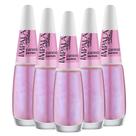 Kit 5 Esmaltes Coleção A Cor da Sua Moda Cor Paraiso Impala