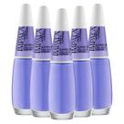Kit 5 Esmaltes Coleção A Cor da Sua Moda Cor Sorvete de Céu Azul Impala