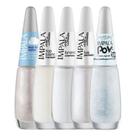 Kit 5 Esmaltes Francesinha Completo Base Top Coat Kit 5 Esmaltes Francesinha Completo Base Top Coat