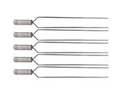 Kit 5 Espeto Duplo Para Churrasco